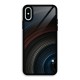 Dark Shade Swirls Glass Back Case for iPhone X