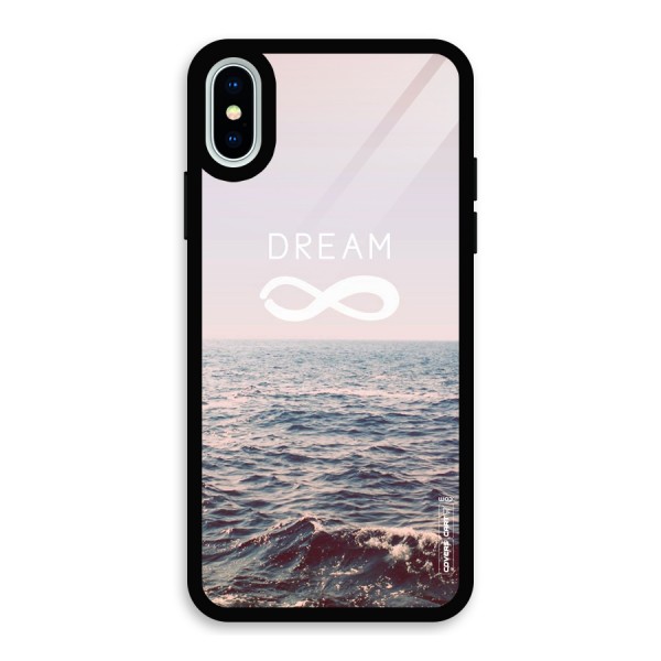Dream Infinity Glass Back Case for iPhone X