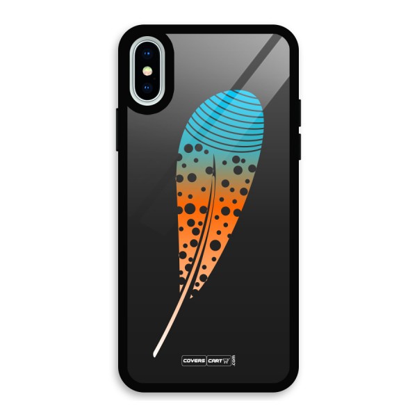 Feather Glass Back Case for iPhone X