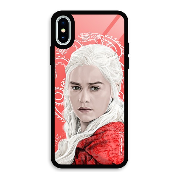 Khaleesi The Living Dragon Glass Back Case for iPhone X