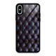Luxury Pattern Glass Back Case for iPhone X