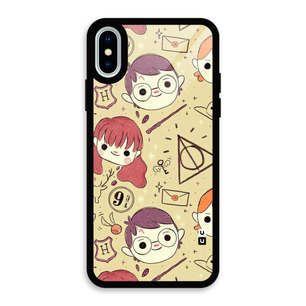 Nerds Glass Back Case for iPhone X