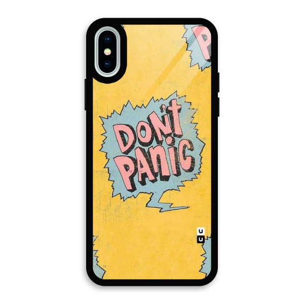 No Panic Glass Back Case for iPhone X