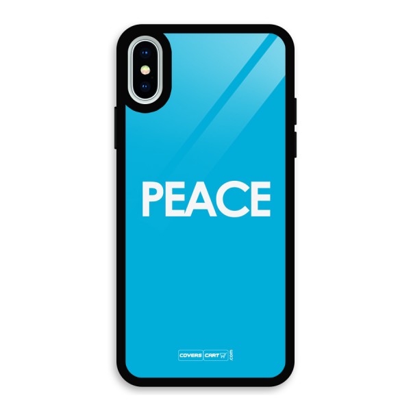Peace Glass Back Case for iPhone X
