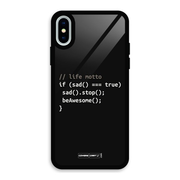 Programmers Life Glass Back Case for iPhone X