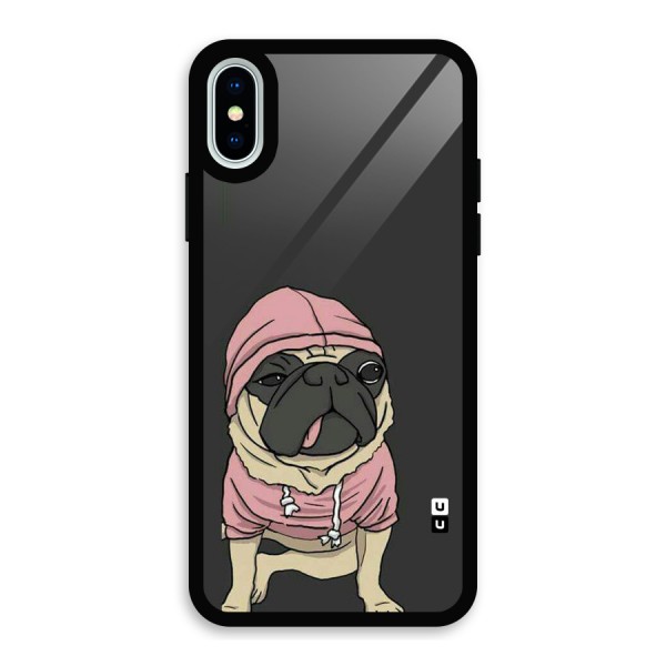 Pug Swag Glass Back Case for iPhone X