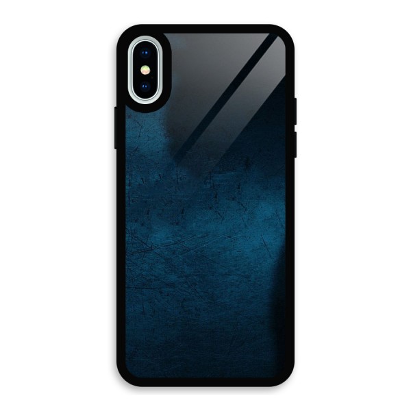 Royal Blue Glass Back Case for iPhone X