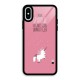 Sparkle Not Unnoticed Glass Back Case for iPhone X