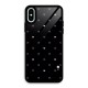 Tiny Little Pink Pattern Glass Back Case for iPhone X