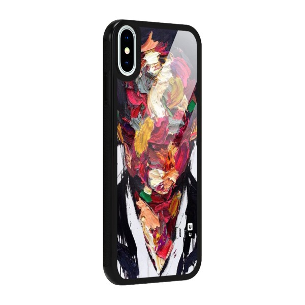 Acrylic Face Glass Back Case for iPhone X