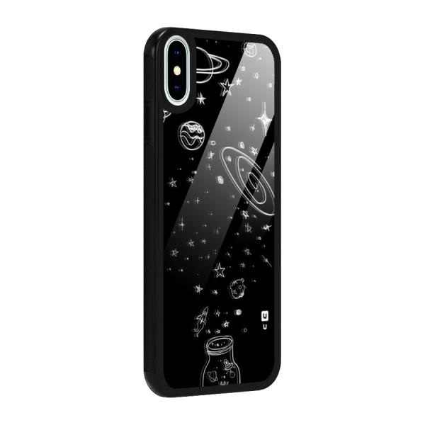 Bottle Of Stars Glass Back Case for iPhone X
