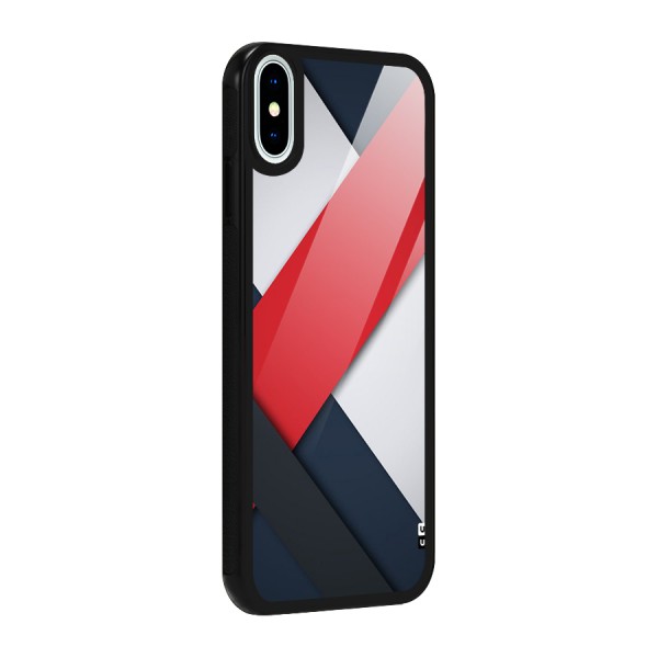 Classic Bold Glass Back Case for iPhone X