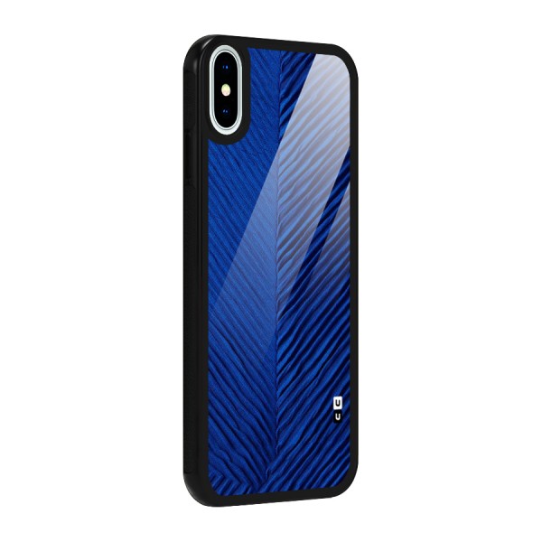 Classy Blues Glass Back Case for iPhone X