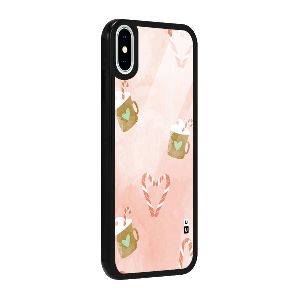 Coffee And Candies Glass Back Case for iPhone X