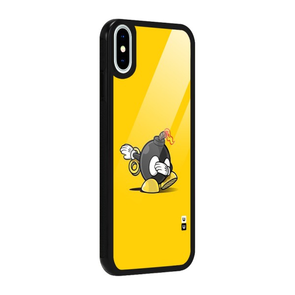 Dab Bomb Glass Back Case for iPhone X