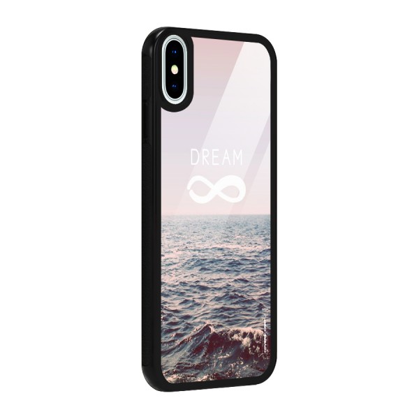 Dream Infinity Glass Back Case for iPhone X