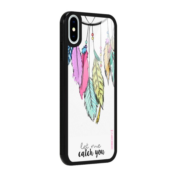 Let Me Catch You Glass Back Case for iPhone X