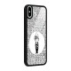 Music And Bla Bla Glass Back Case for iPhone X