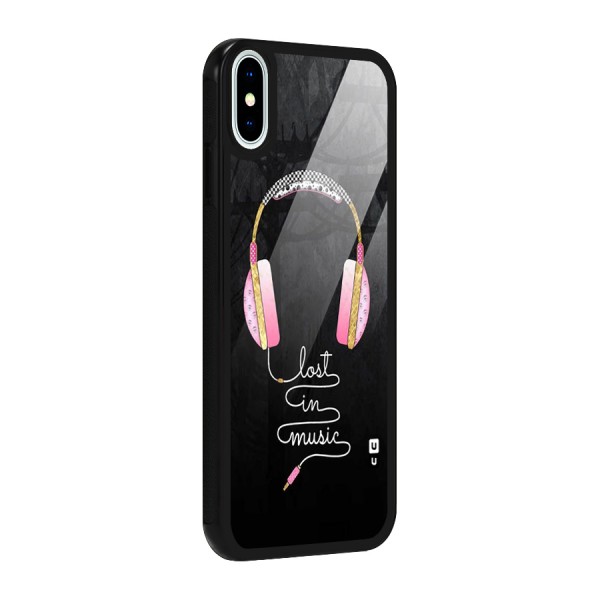 Music Lost Glass Back Case for iPhone X