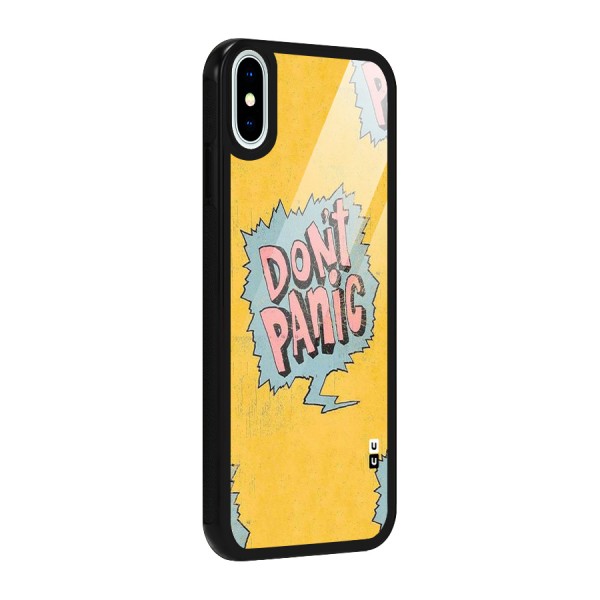 No Panic Glass Back Case for iPhone X