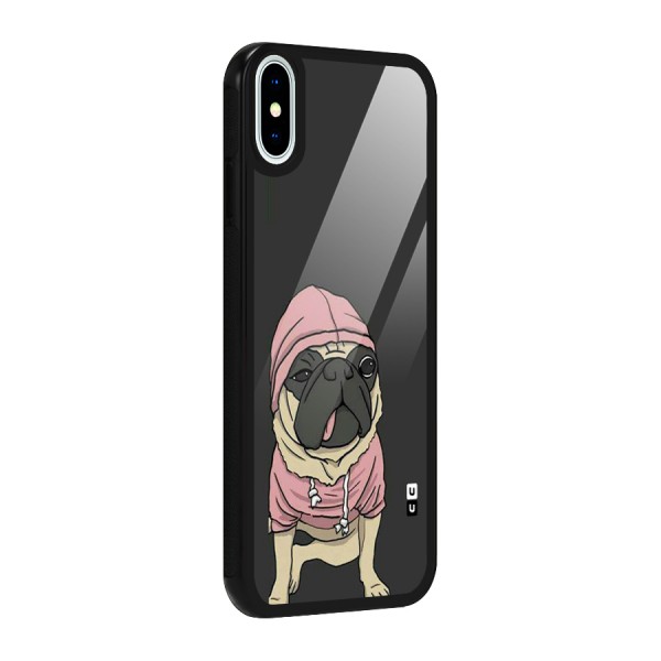 Pug Swag Glass Back Case for iPhone X