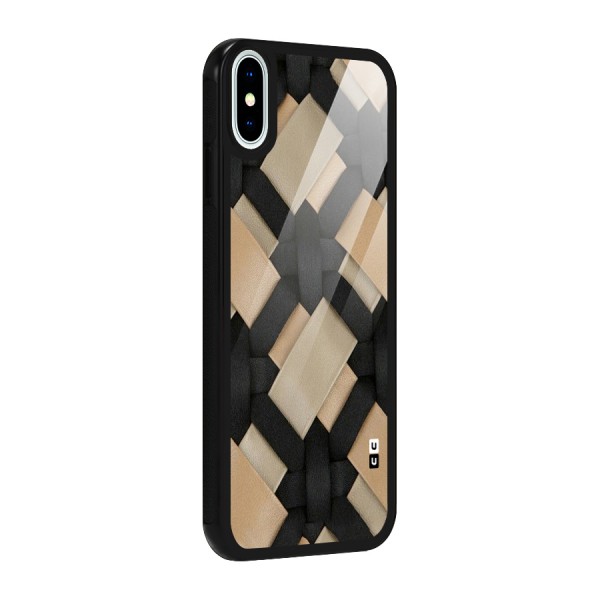 Shade Thread Glass Back Case for iPhone X