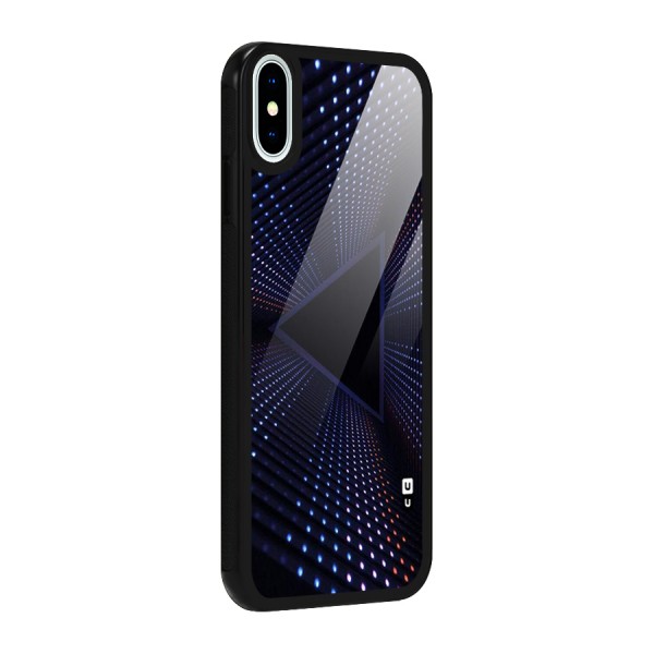 Stars Abstract Glass Back Case for iPhone X