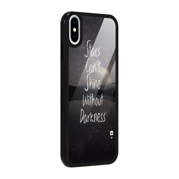 Stars Shine Glass Back Case for iPhone X