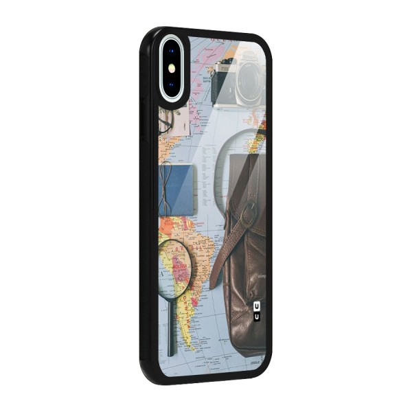 Travel Requisites Glass Back Case for iPhone X