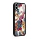 Vintage Rustic Flowers Glass Back Case for iPhone X