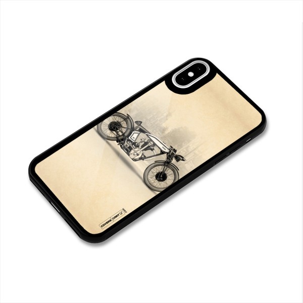 Bike Ride Glass Back Case for iPhone X