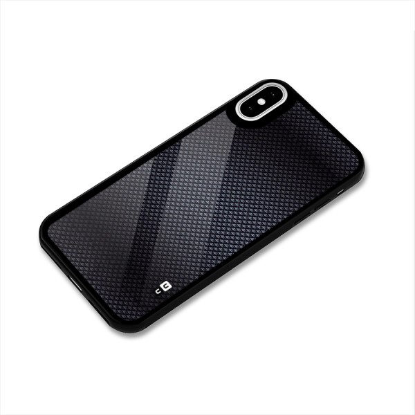 Black Diamond Glass Back Case for iPhone X