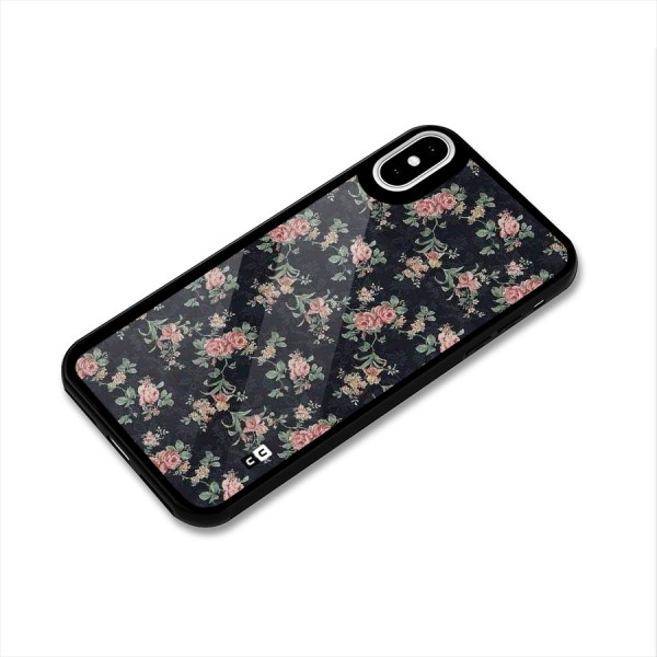 Bloom Black Glass Back Case for iPhone X