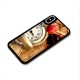 Cherry And Clock Glass Back Case for iPhone X