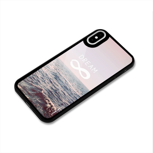 Dream Infinity Glass Back Case for iPhone X