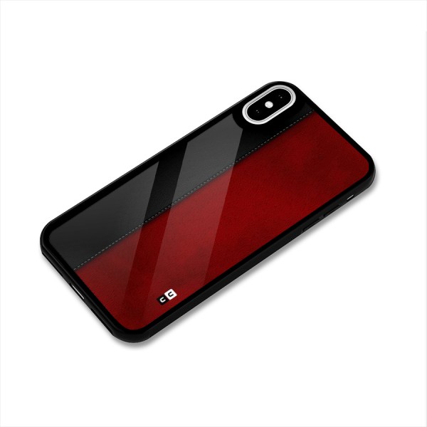 Elite Shade Design Glass Back Case for iPhone X
