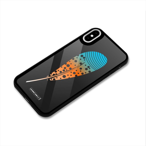 Feather Glass Back Case for iPhone X