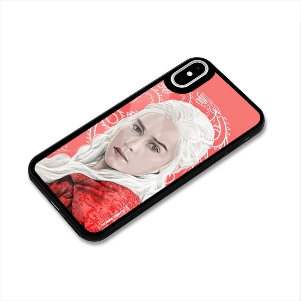 Khaleesi The Living Dragon Glass Back Case for iPhone X