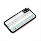 Pastel Tri Stripes Glass Back Case for iPhone X