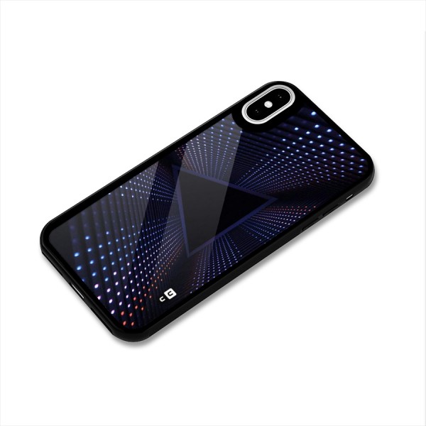 Stars Abstract Glass Back Case for iPhone X