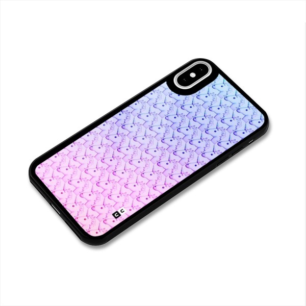 Unicorn Shade Glass Back Case for iPhone X