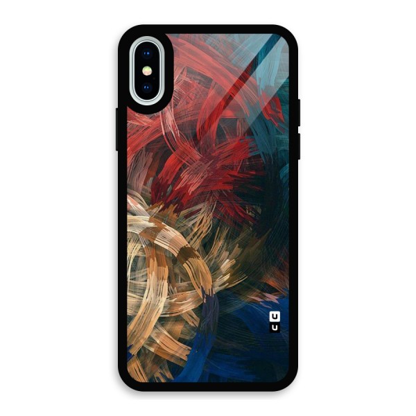 Artsy Colors Glass Back Case for iPhone XS