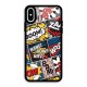 Bam Pattern Glass Back Case for iPhone XS