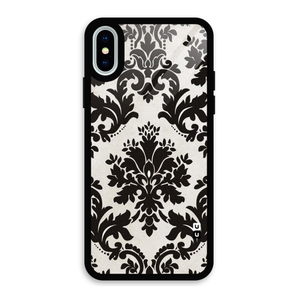 Black Beauty Glass Back Case for iPhone XS