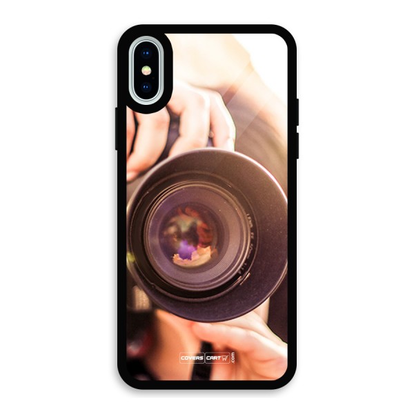 Camera Lovers Glass Back Case for iPhone XS
