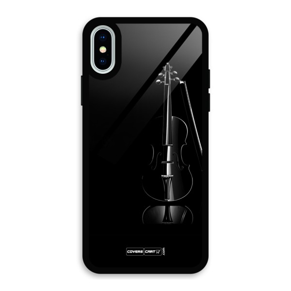 Elegant Violin Glass Back Case for iPhone XS