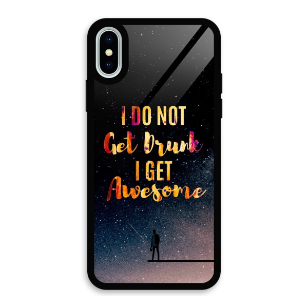 Get Awesome Glass Back Case for iPhone XS