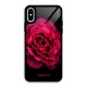 Magical Rose Glass Back Case for iPhone XS