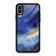 Paint Brush Strokes Glass Back Case for iPhone XS