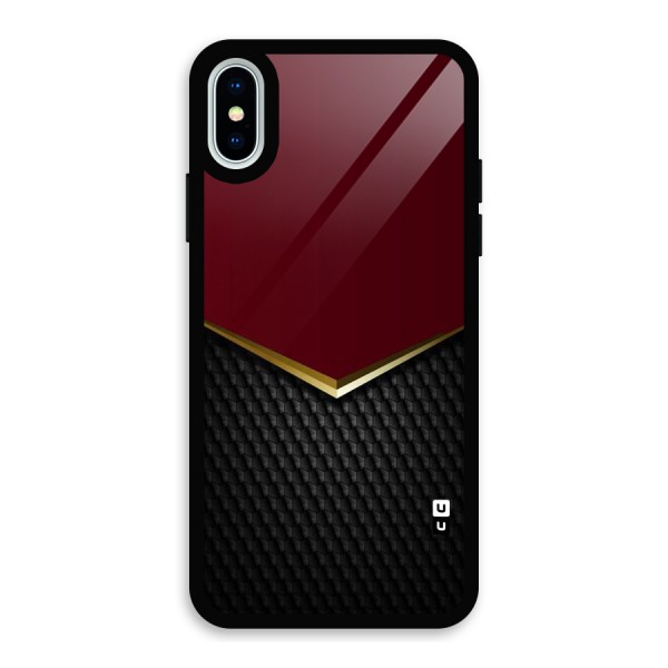 Rich Design Glass Back Case for iPhone XS